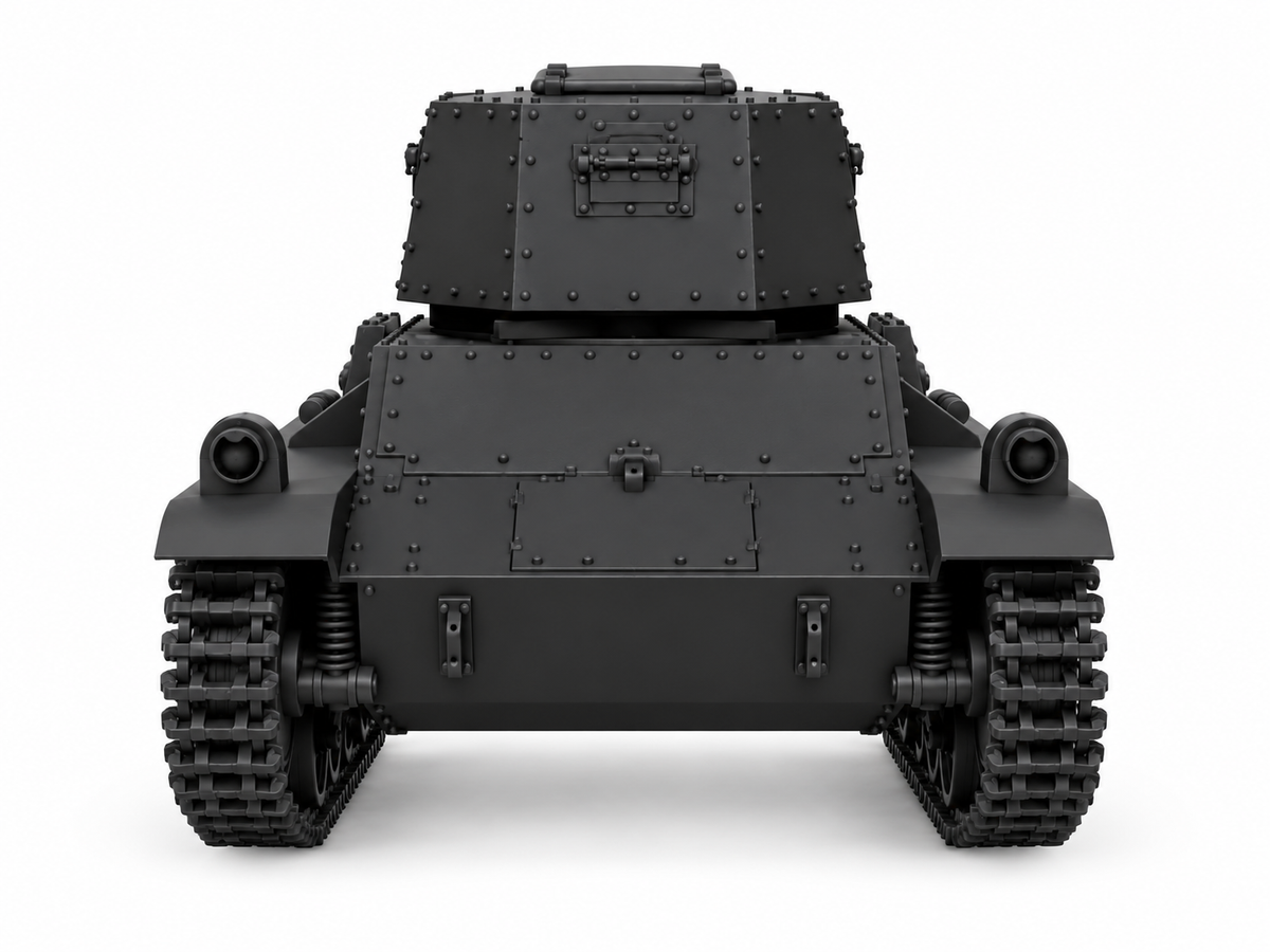 SSMODEL 1/72 1/144 Multi Scale Vickers Light Dutchman M1936 Tank MODEL TSS1190 — detail view 4