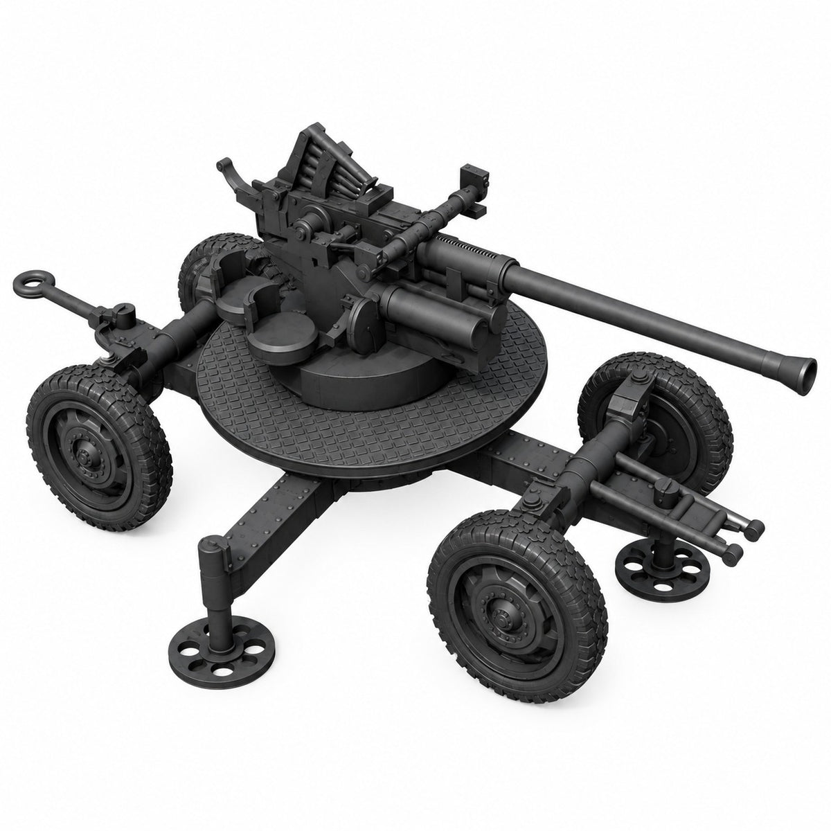 SSMODEL 1/72 1/144 Multi Scale Hungarian Bofors 40mm Resin MODEL KIT TSS0445 — detail view 5