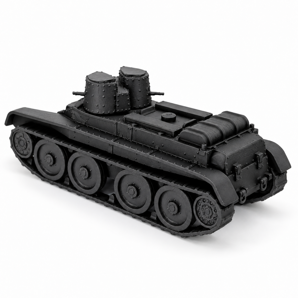 SSMODEL 1/72 1/144 Multi-Scale BT-4 Soviet Light Tank WWII Resin Model TSS1280 — detail view 4