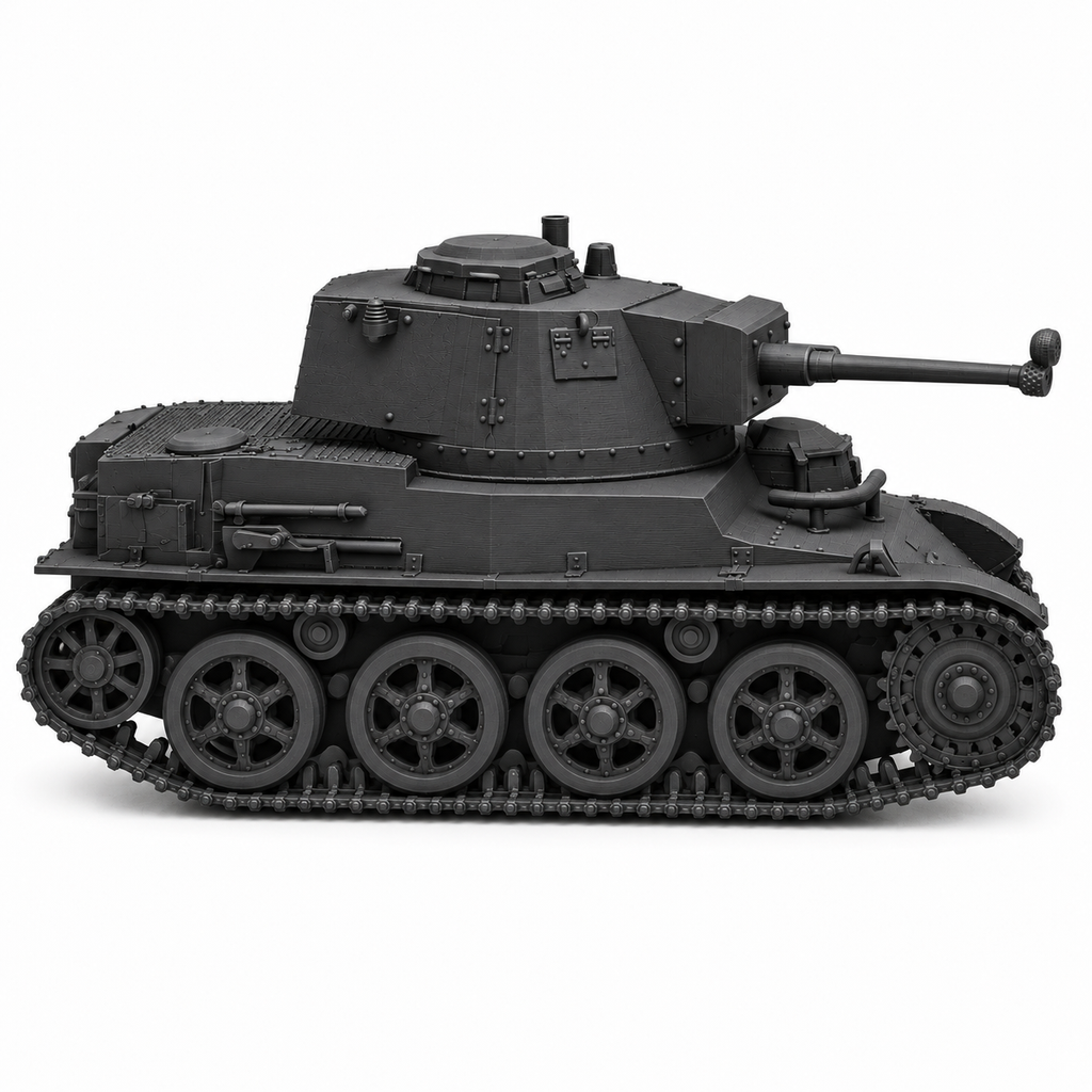 SSMODEL 1/72 1/144 Multi Scale Toldi III tank Resin Model Kit TSS0197