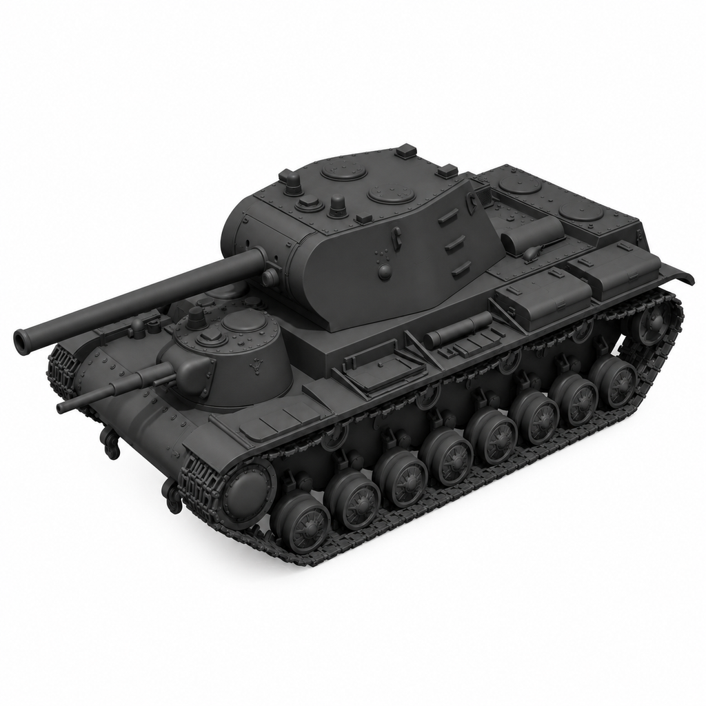 SSMODEL 1/72 1/144 Multi Scale KV-4 v2 tank Resin Model Kit TSS0089