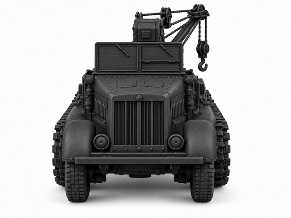 SSMODEL 1/72 1/144 Multi Scale Sd.Kfz.9/1 Crane vehicle Crewmen MODEL TSS1103