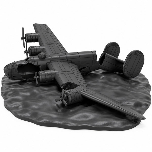 SSMODEL 1/72 1/144 Crashed Aircarft Consolidated B-24D Liberator Model RSS0057