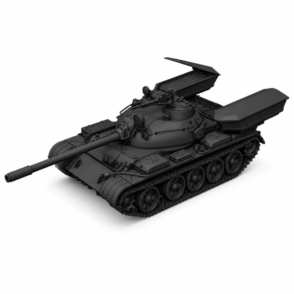 SSMODEL 1/72 1/144 Multi Scale  T-55 PW-LWD Polish Tank MODEL kit TSS0389