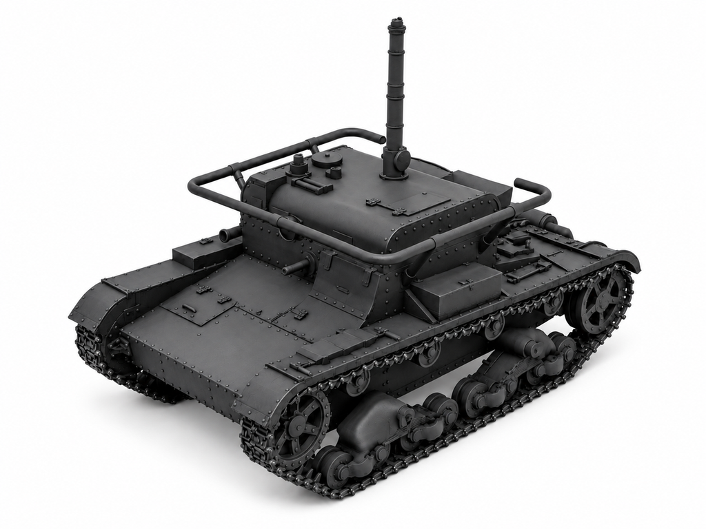 SSMODEL 1/72 1/144 Multi Scale UK tank Resin Model Kit TSS0072