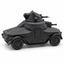 SSMODEL1/72 1/144 WWII Czech PA-III OA vz.27 Armored Car Resin Model Kit TSS1214