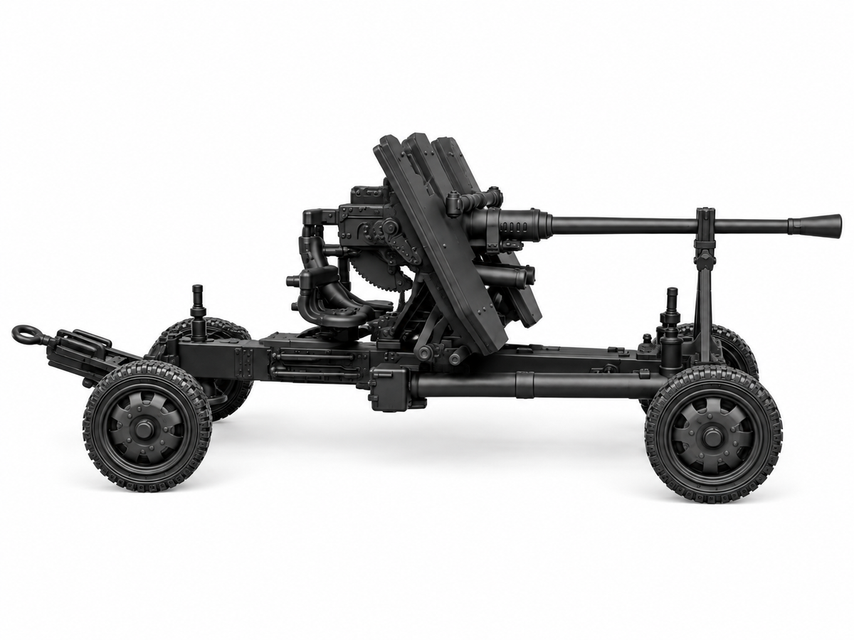SSMODEL 1/72 1/144 Multi Scale Bofors 40mm anti-aircraft Wz.36 MODEL KIT TSS1468 — detail view 4