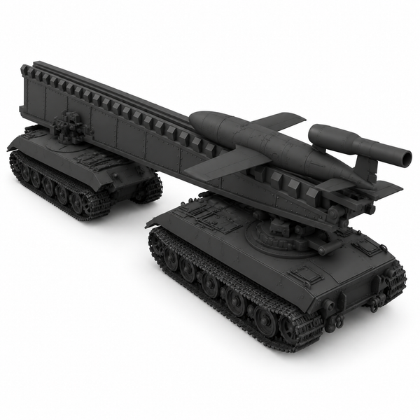 SSMODEL 1/72 1/144V-1 auf E-100 Ausf.B German missile launcher MODEL KIT TSS0465