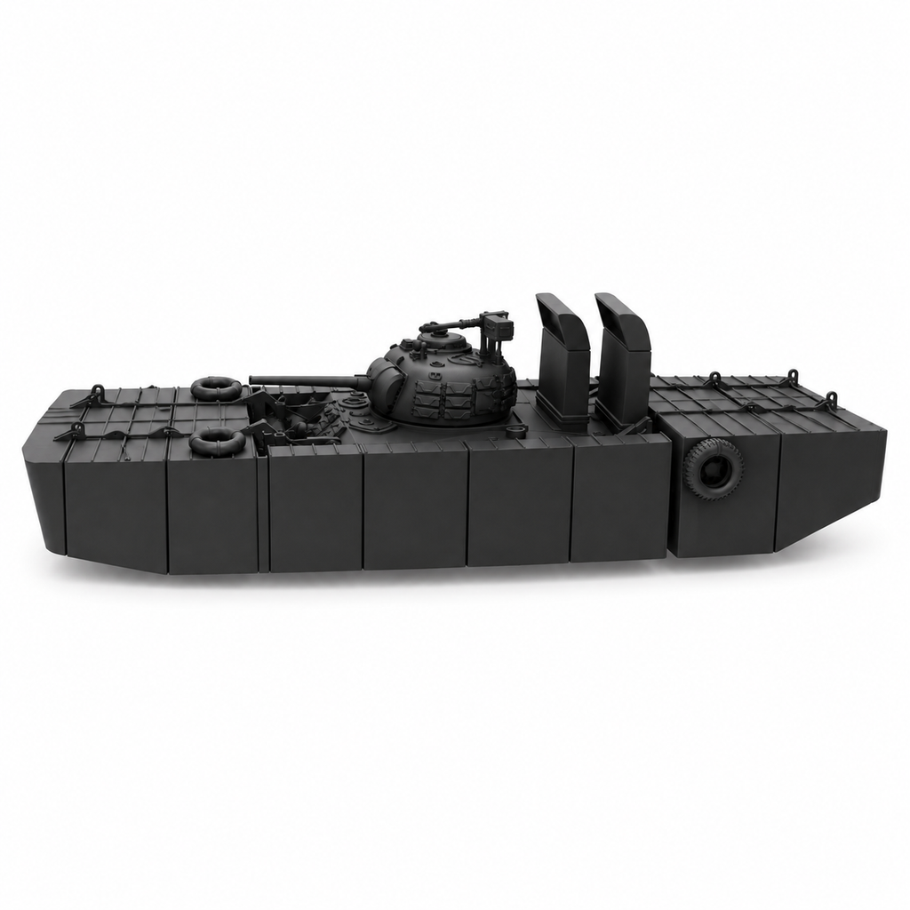 SSMODEL 1/72 1/144 Sherman M4 with the T6 Flotation device tMODEL kit TSS0694