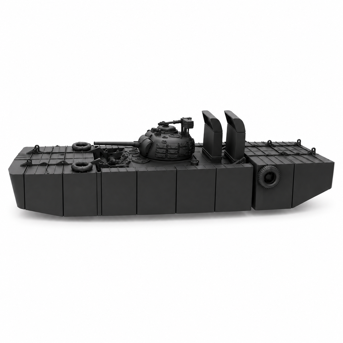 SSMODEL 1/72 1/144 Sherman M4 with the T6 Flotation device tMODEL kit TSS0694 — detail view 3