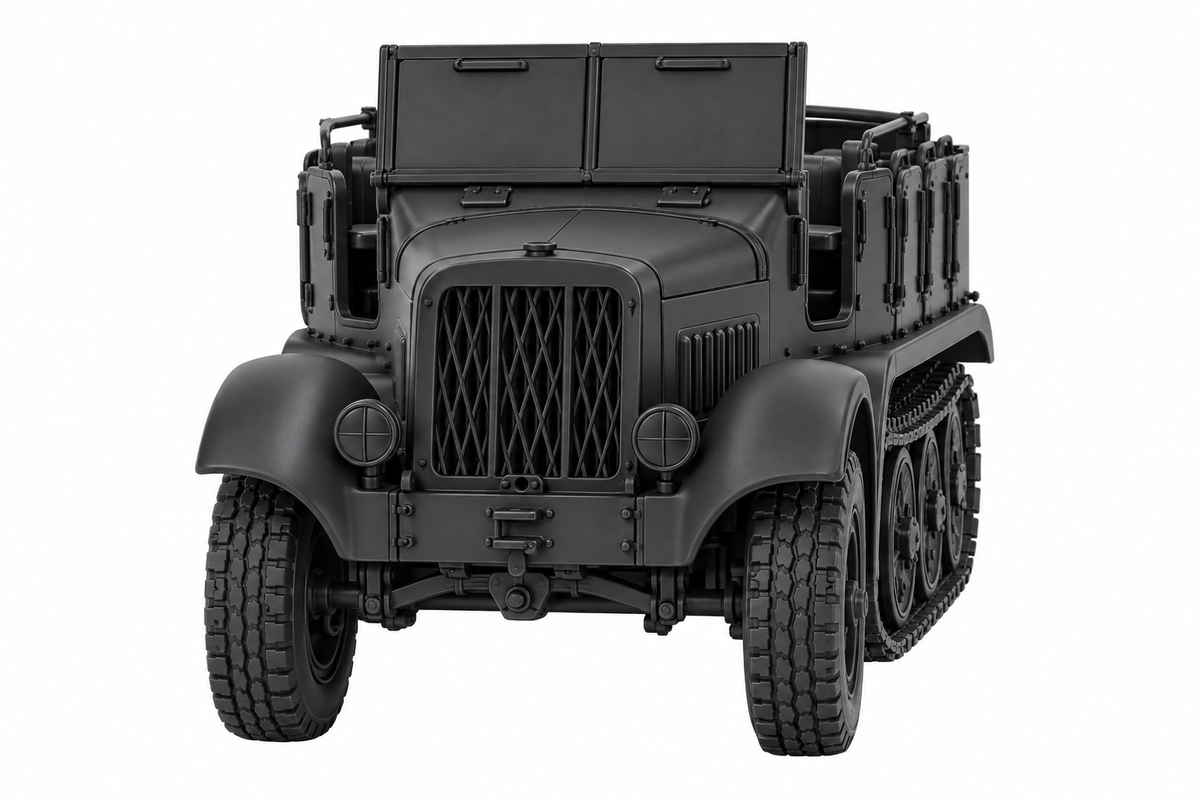 SSMODEL 1/72 1/144 Half-track Sd.Kfz.6 Zugkraftwagen 5t Resin MODEL KIT TSS0941 — detail view 3