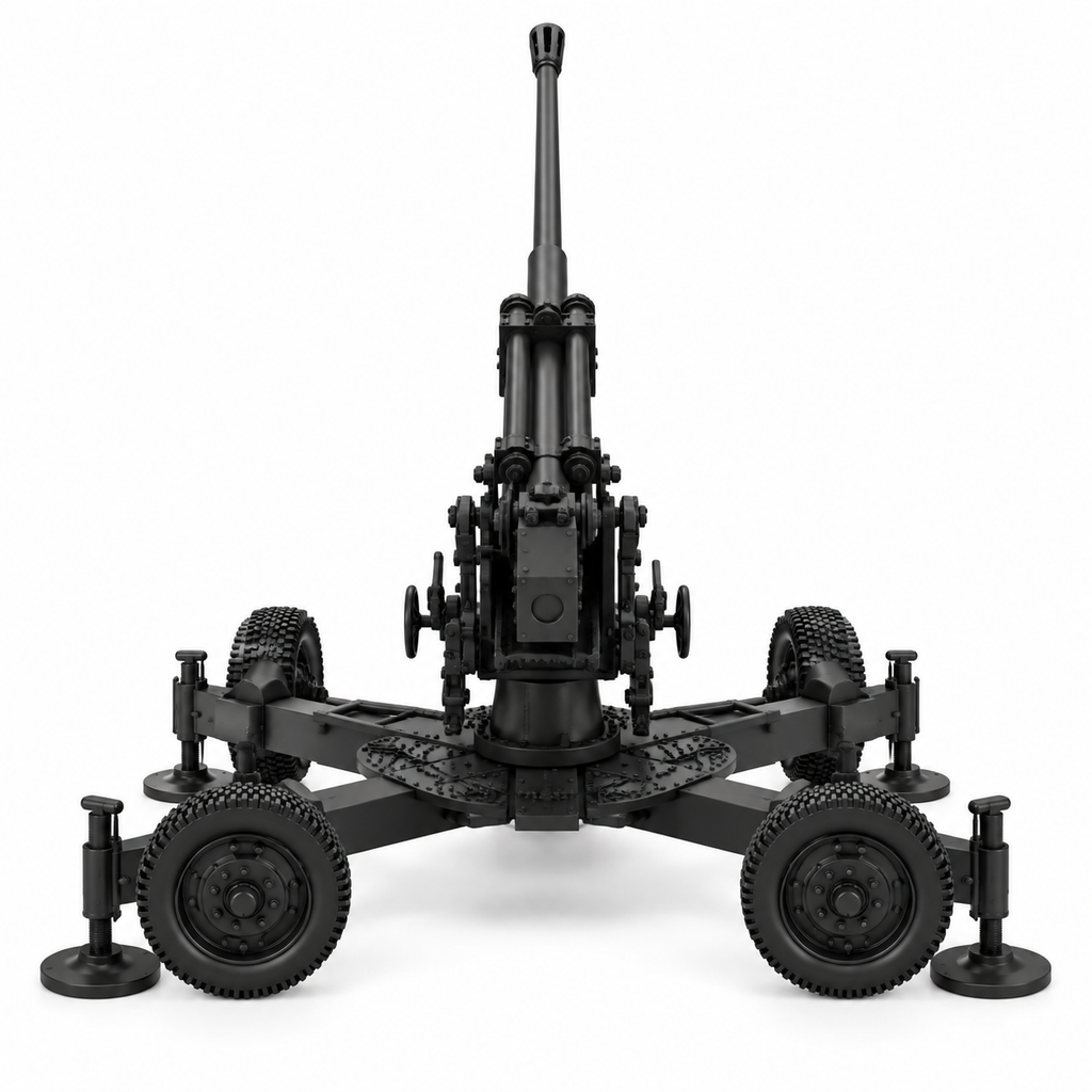 SSMODEL 1/72 1/144 Multi Scale 85mm K-52 heavy AA-gun USSR Resin MODEL TSS1443