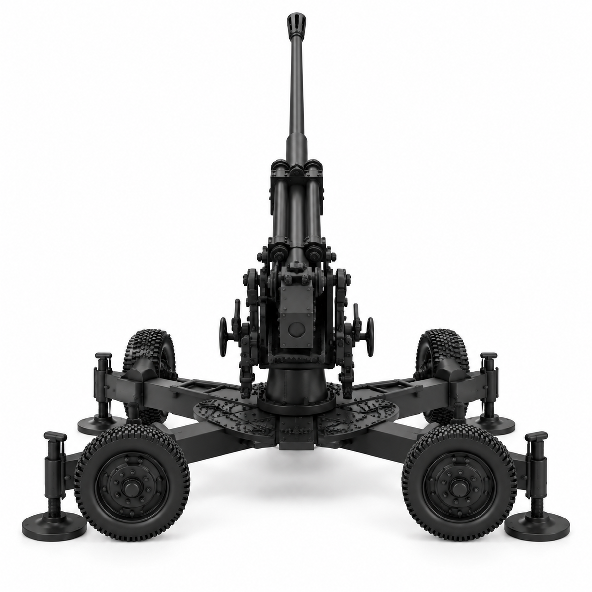 SSMODEL 1/72 1/144 Multi Scale 85mm K-52 heavy AA-gun USSR Resin MODEL TSS1443 — detail view 3