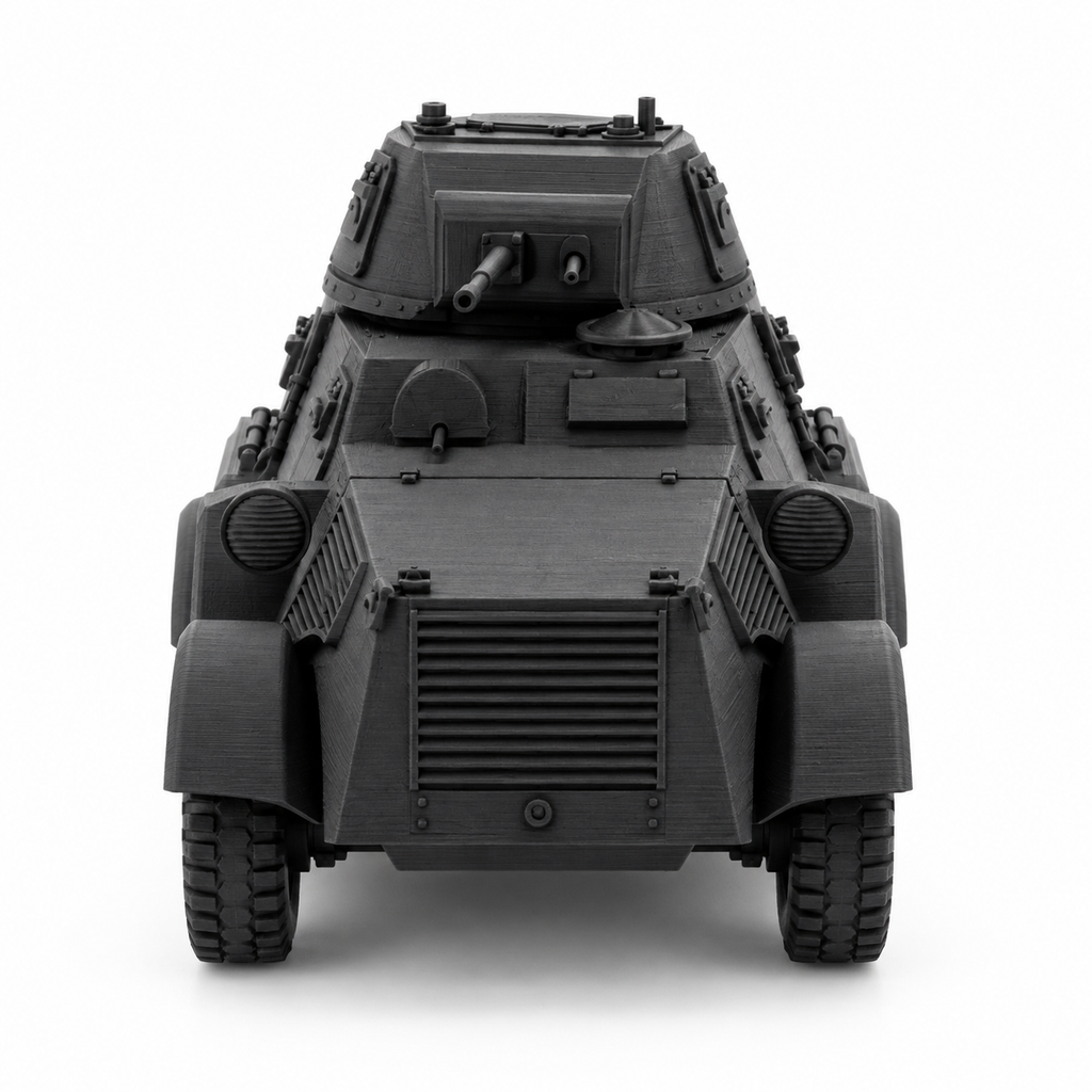 SSMODEL 1/72 1/144 WWII Swedish L-180 Pansarbil m/41 Armored Car Model TSS1275