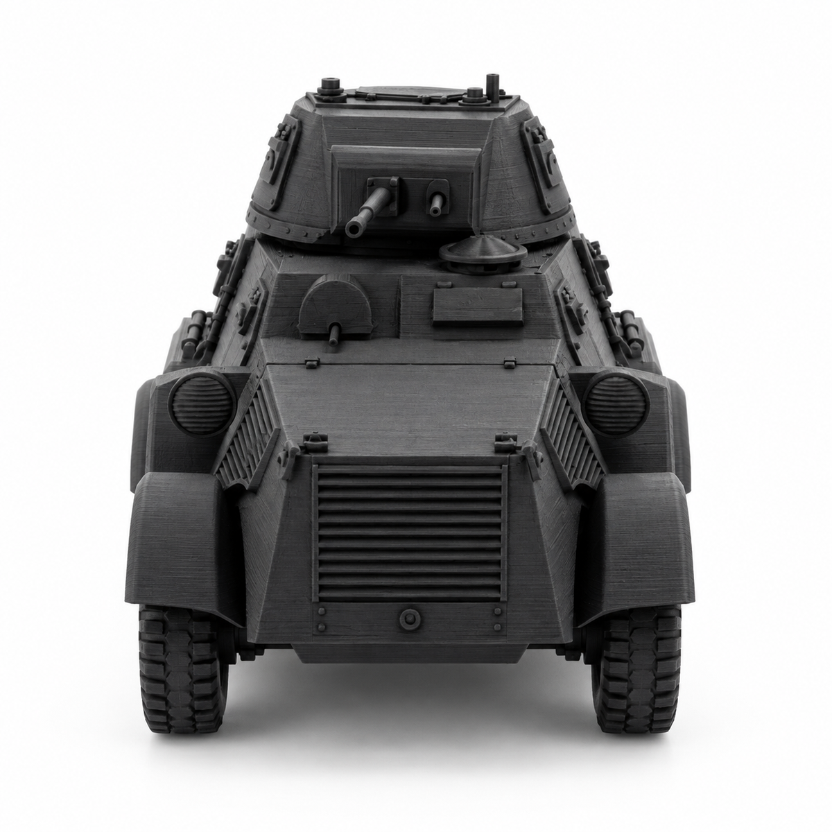 SSMODEL 1/72 1/144 WWII Swedish L-180 Pansarbil m/41 Armored Car Model TSS1275 — detail view 2