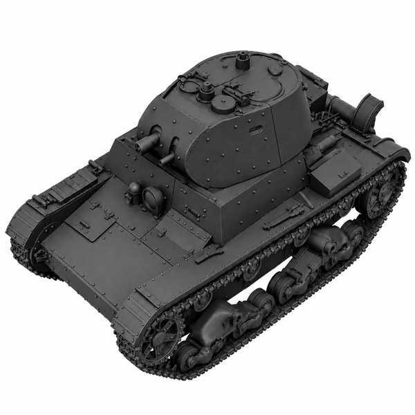 SSMODEL 1/72 1/144 Multi Scale KhT133E Soviet light tank Resin Model Kit TSS0064