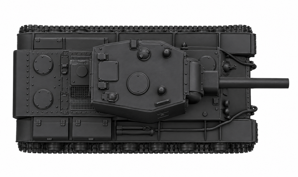 SSMODEL 1/72 1/144 Multi Scale KV-2 Soviet heavy tank resin MODEL kit TSS0137
