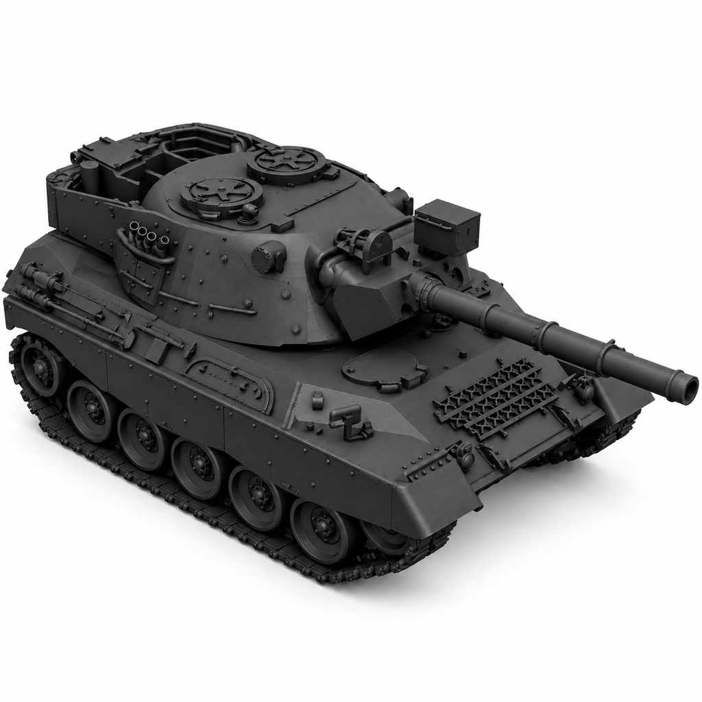 SSMODEL1/72 1/144 Multi Scale Leopard A1A1 German coldwar MBT Model Kit TSS0543