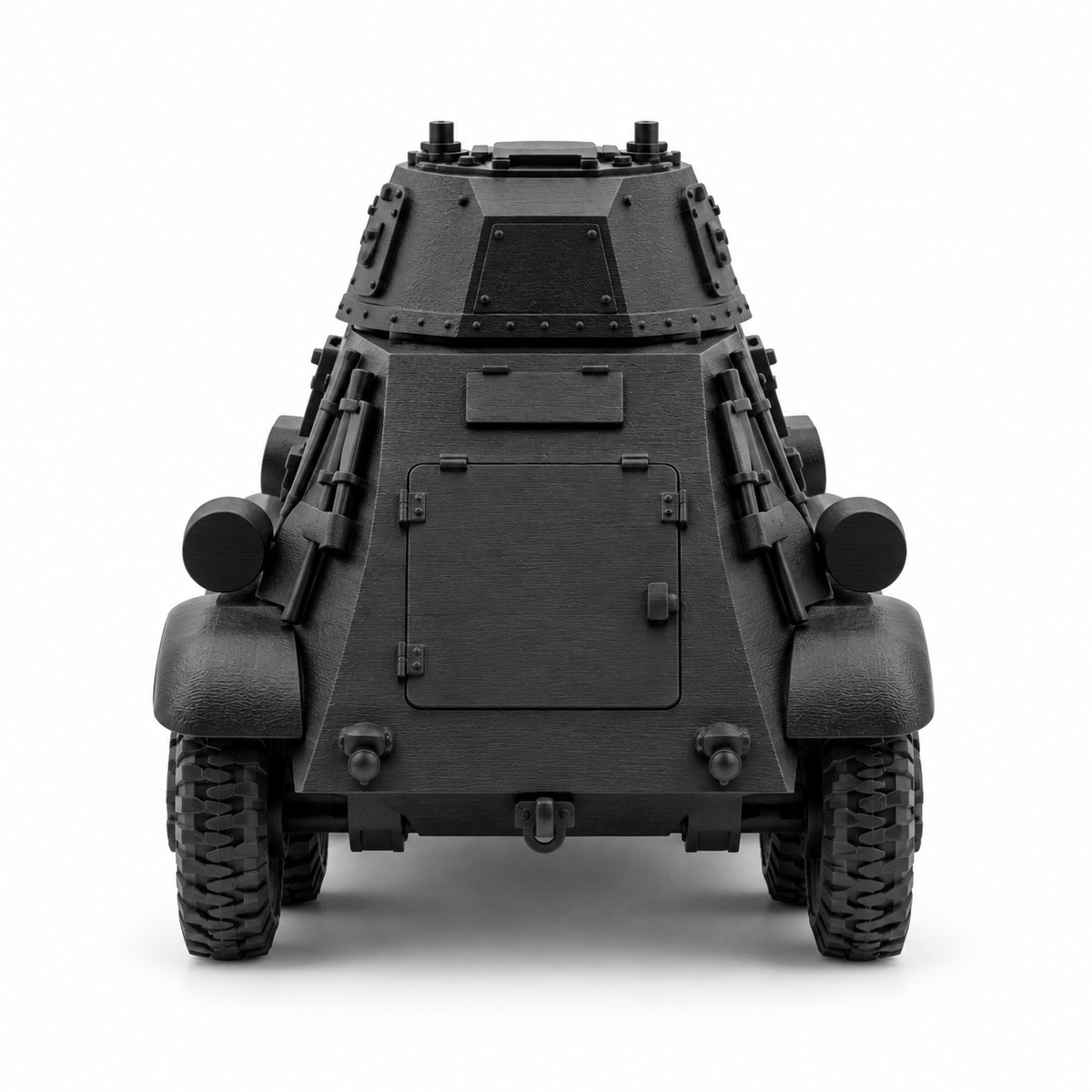 SSMODEL 1/72 1/144 Multi-Scale WWII Swedish L-181 Armored Car Model Kit TSS1276 — detail view 4