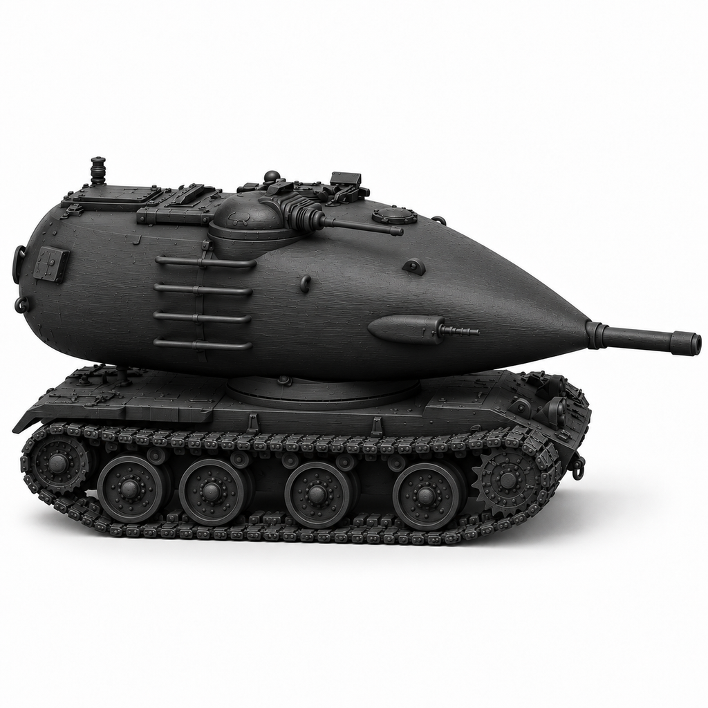 SSMODEL1/72 1/144  Multi-Scale TV-8 US Concept Tank Resin MODEL KIT TSS0226