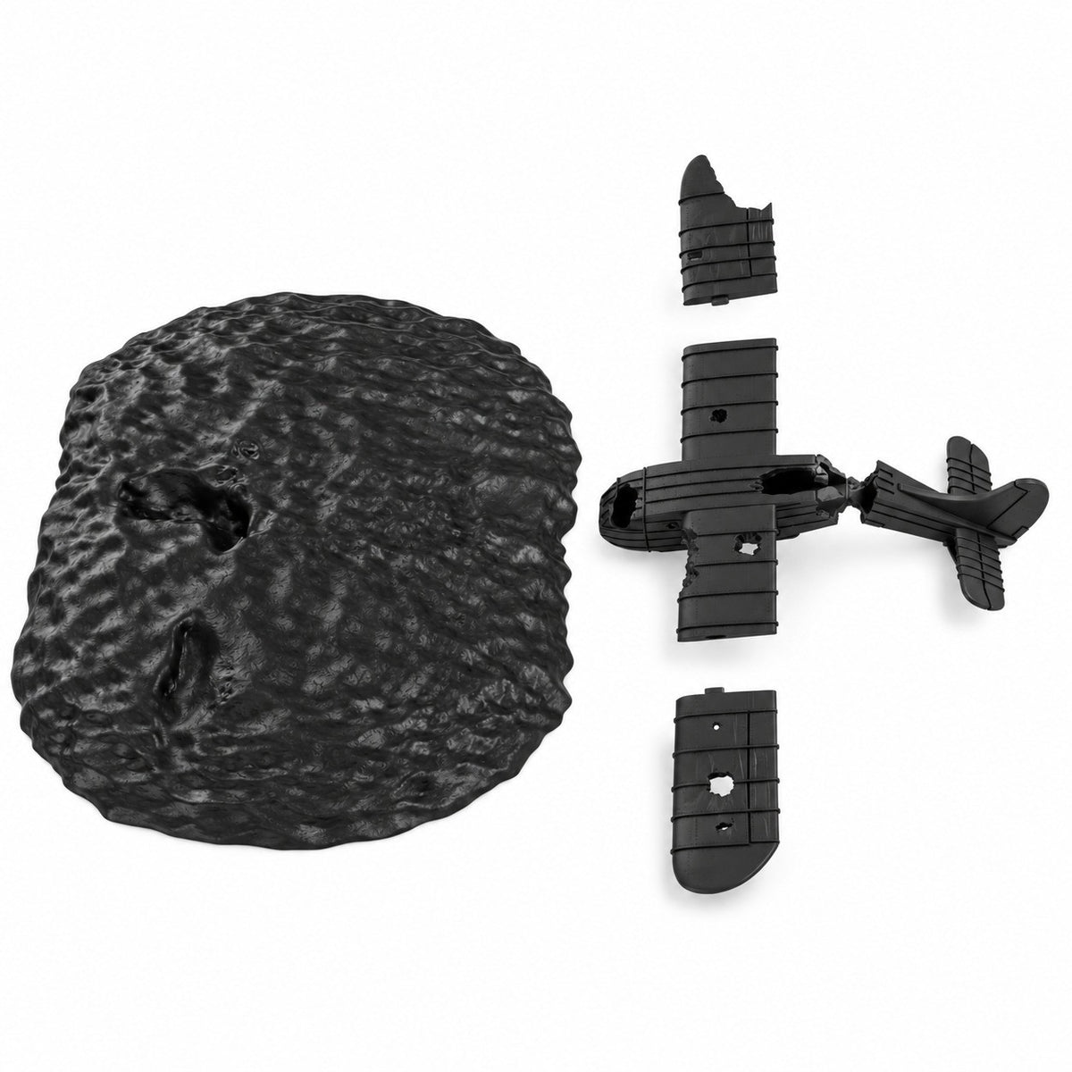 SSMODEL 1/72 1/144 Crashed Glider Waco CG-4A Hadrian WW2 Resin Model Kit RSS0058 — detail view 4