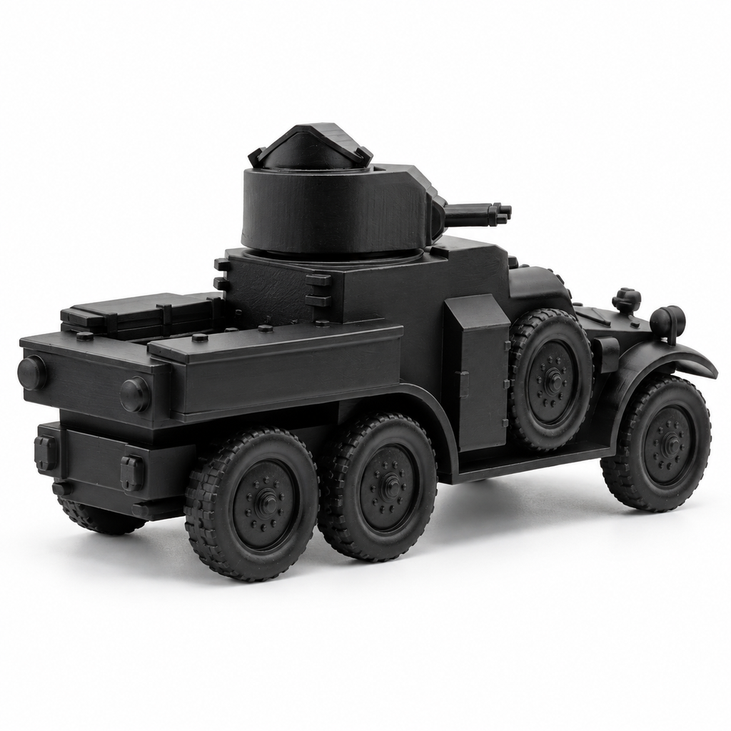 SSMODEL 1/72 1/144 Multi-Scale WWII British 6x4 Armoured Car Resin Model TSS1273