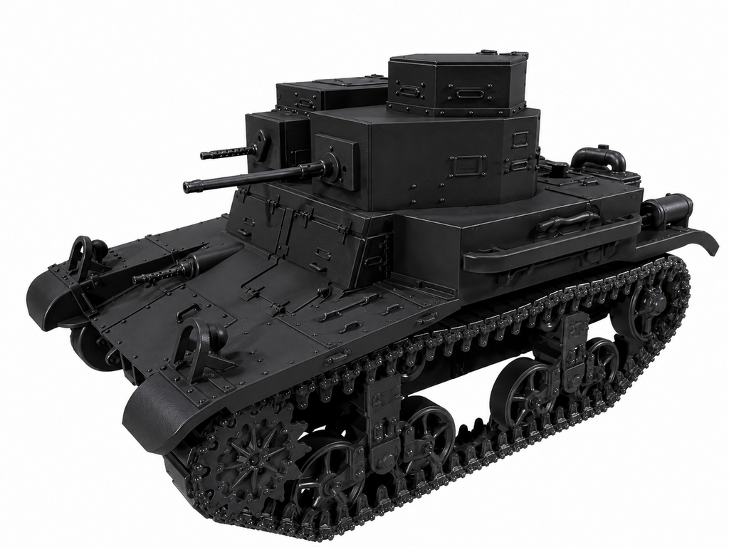 SSMODEL 1/72 1/144 Multi Scale Light M2A3 US Interwar WW2 Tank MODEL kit TSS1129