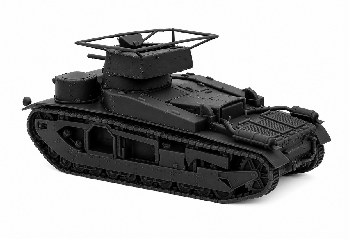 SSMODEL 1/72 1/144 Multi Scale Vickers Medium Tank Mk.III UK Tank MODEL TSS1167 — detail view 10