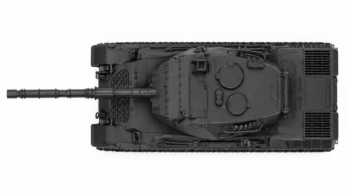 SSMODEL 1/72 1/144 Multi Scale Leopard 1A4 Germany Tank Resin MODEL kit TSS0663 — detail view 5