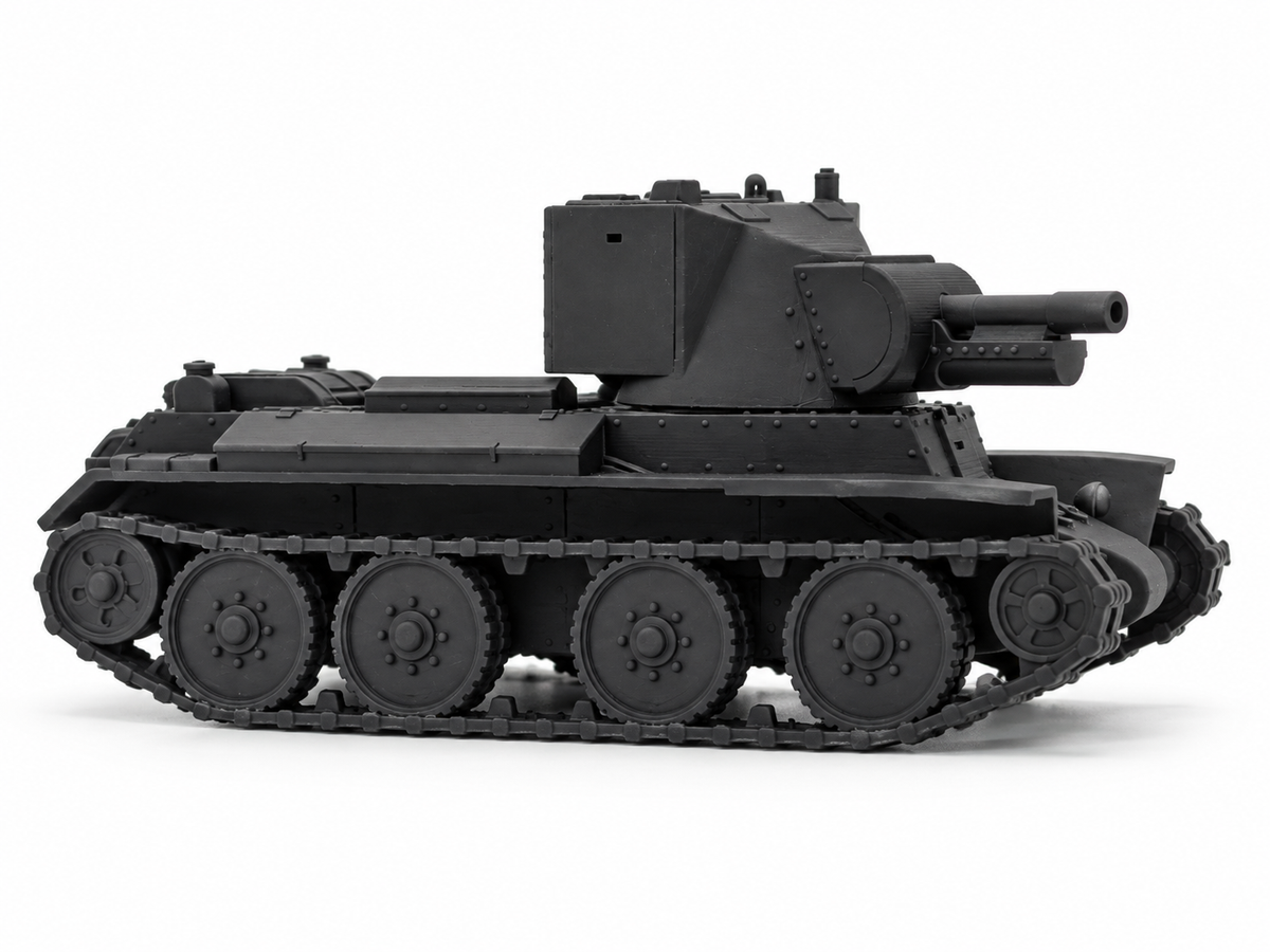 SSMODEL 1/72 1/144 WWII Finnish BT-42 Assault Gun 114mm Resin Model Kit TSS1222 — detail view 3