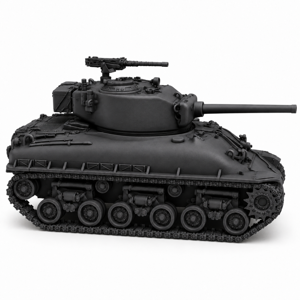 SSMODEL 1/72 1/144 Multi-Scale M4A1 76W HVSS Sherman US WWII Tank MODEL TSS0207