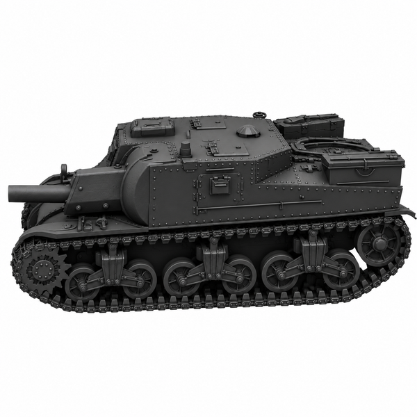 SSMODEL 1/72 1/144 Multi Scale SU-122i Tank Resin Model Kit TSS0527