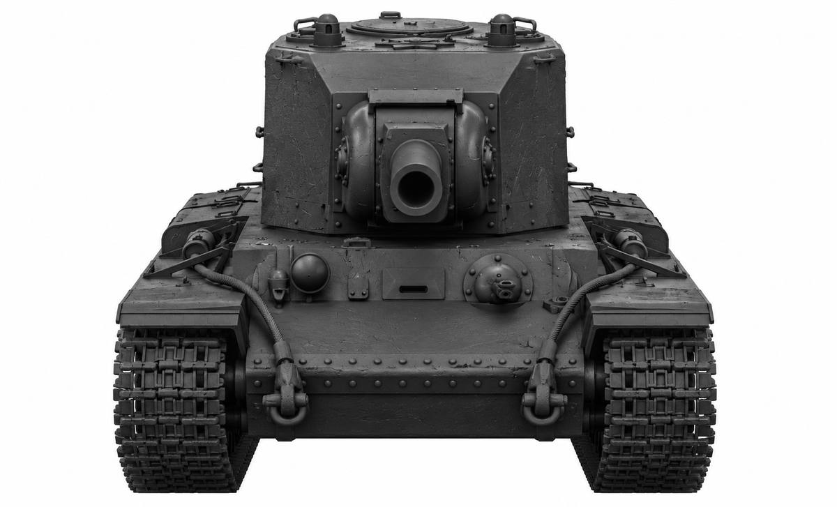 SSMODEL 1/72 1/144 Multi Scale KV-2 with N.V.Kurin turret tank MODEL kit TSS0108 — scale model kit