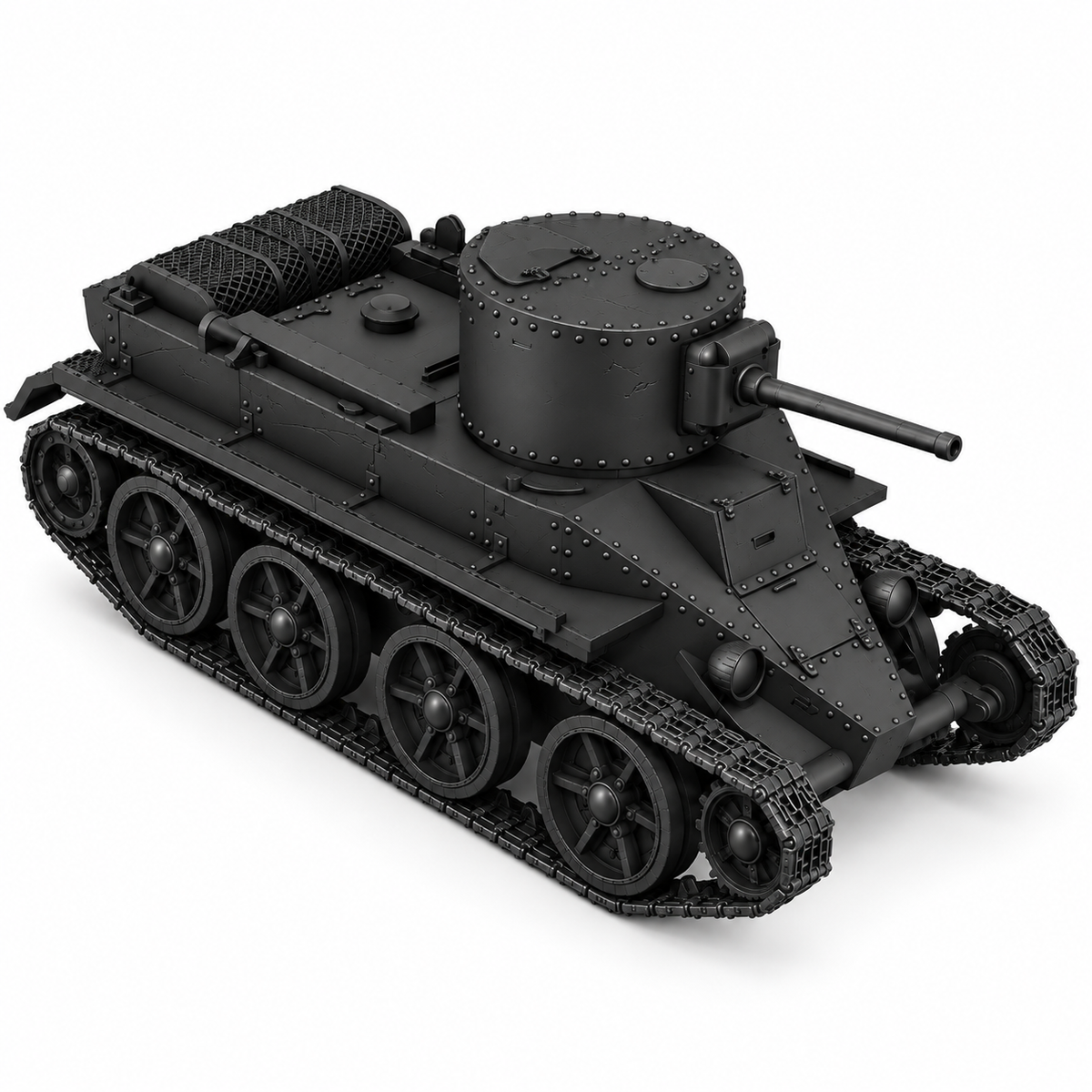 SSMODEL1/72 1/144 Multi Scale IS-7 Tank Resin Model Kit TSS0563 — detail view 5