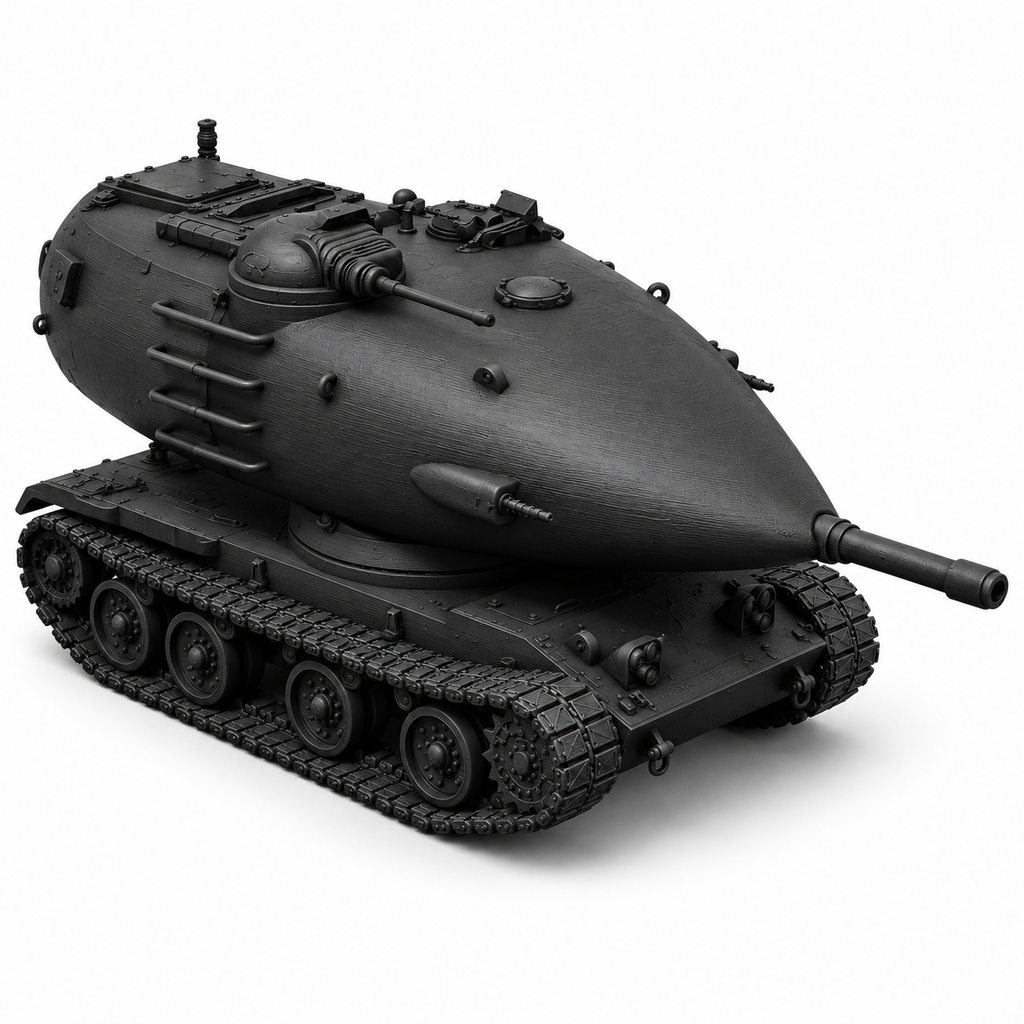 SSMODEL1/72 1/144  Multi-Scale TV-8 US Concept Tank Resin MODEL KIT TSS0226
