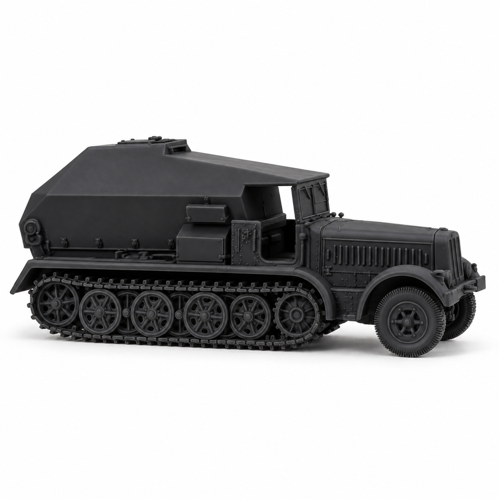 SSMODEL 1/72 1/144 Sd.Kfz.7/3 Feuerleitpanzerfahrzeug Resin MODEL KIT TSS0923