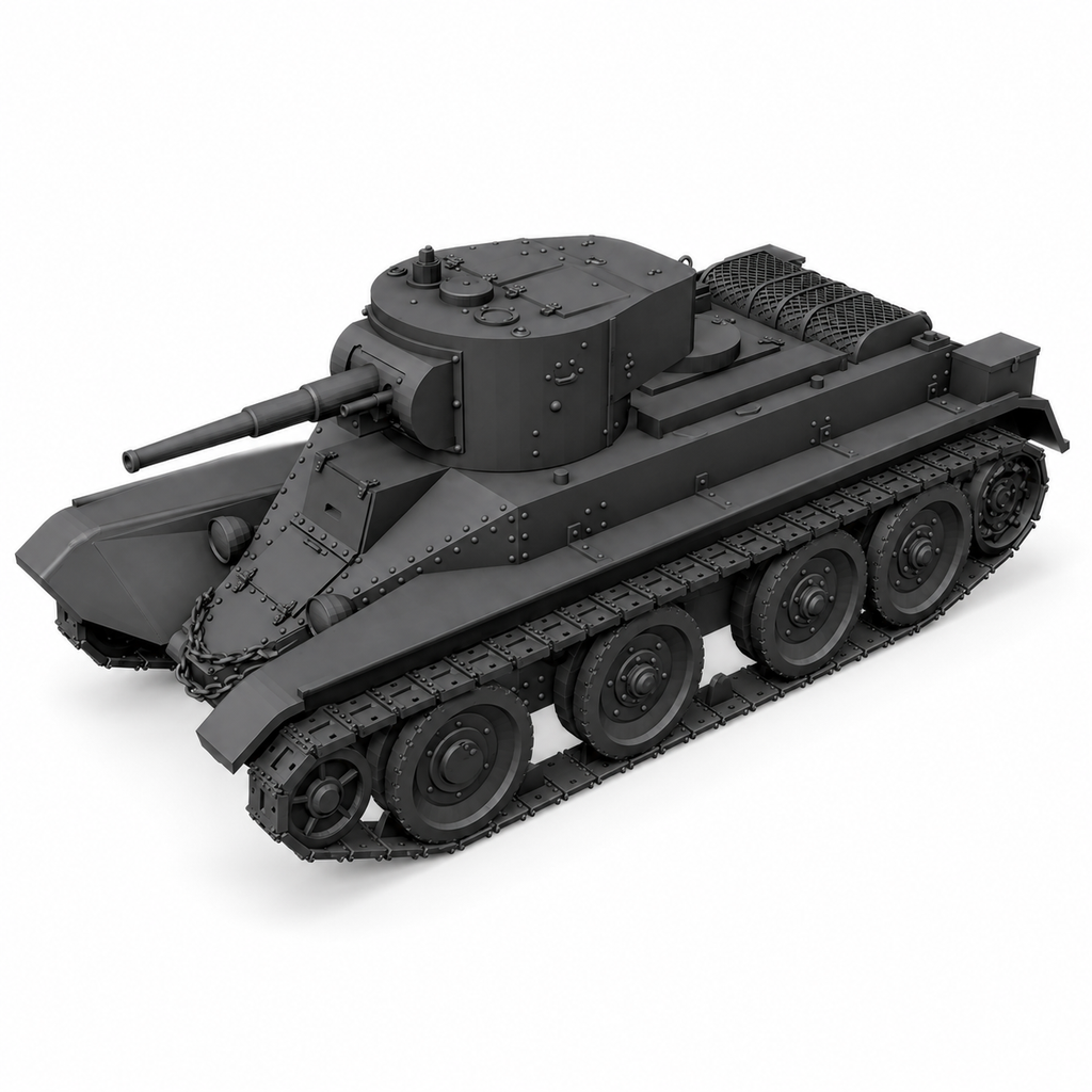 SSMODEL1/72 1/144 Multi Scale BT-5 late Tank Resin Model Kit TSS0575