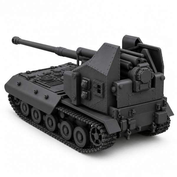 SSMODEL 1/72 1/144 Multi Scale Waffentrager E-100 tank Resin MODEL KIT TSS0504