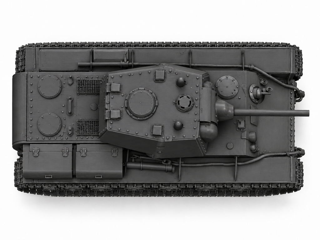 SSMODEL 1/72 1/144 Multi Scale KV-1 early LKZ Soviet heavy  MODEL kit TSS0141