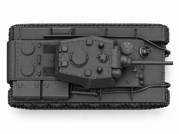 SSMODEL 1/72 1/144 Multi Scale KV-1 early LKZ Soviet heavy  MODEL kit TSS0141