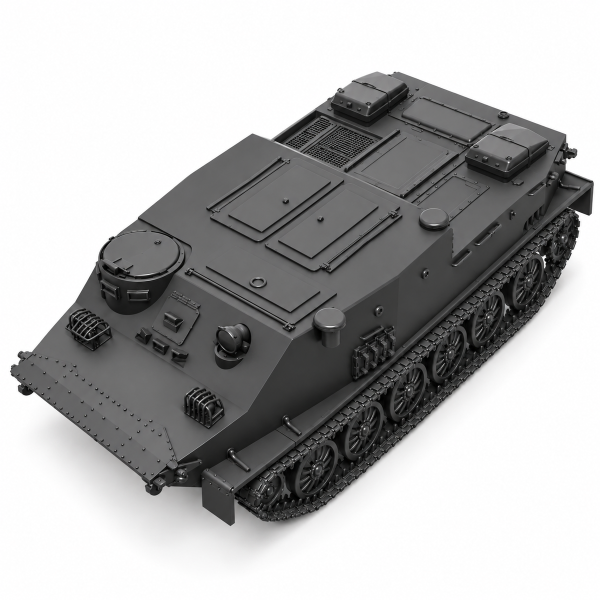 SSMODEL1/72 1/144 Multi Scale BTR-50 tank Resin Model Kit TSS0569 — detail view 5