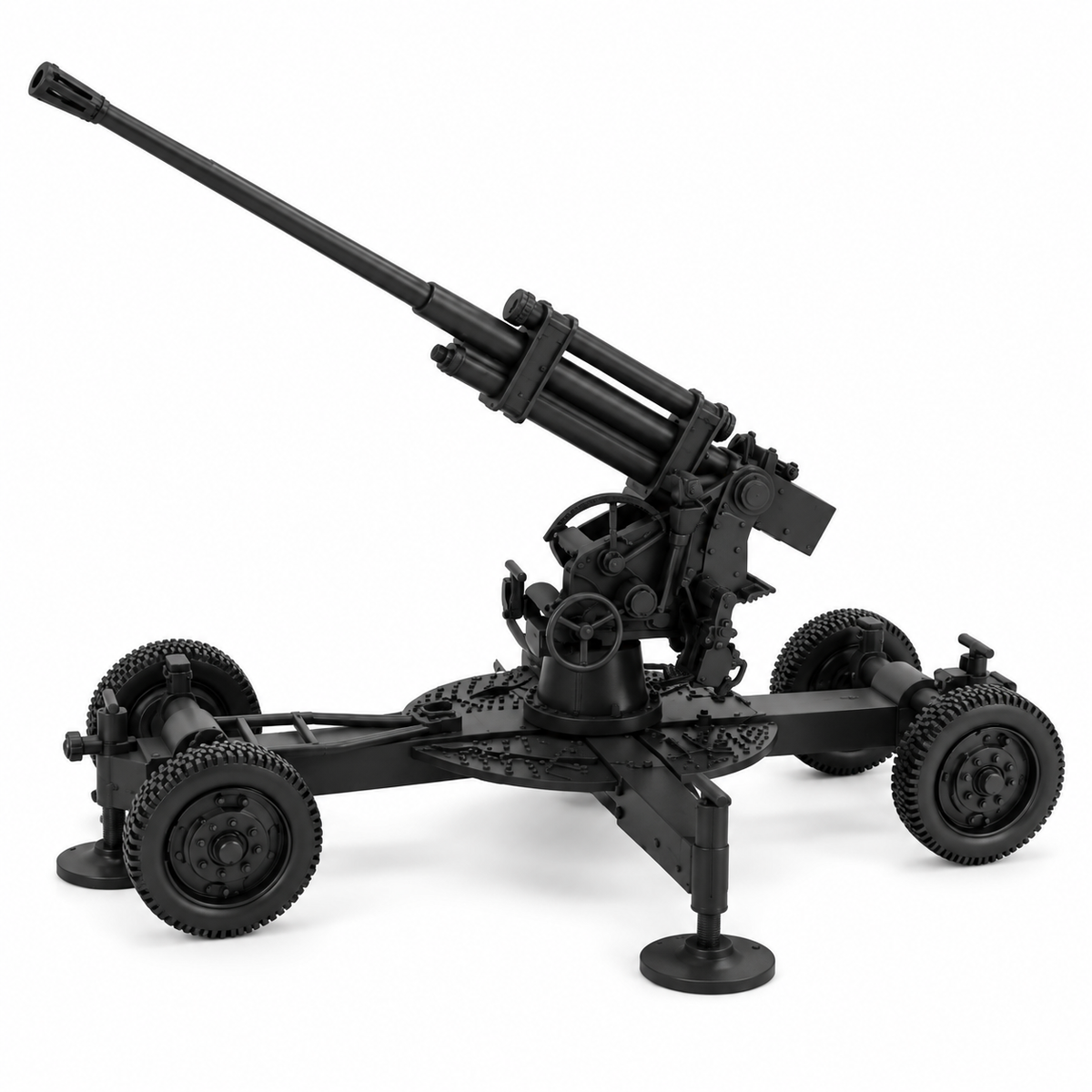 SSMODEL 1/72 1/144 Multi Scale 85mm K-52 heavy AA-gun USSR Resin MODEL TSS1443 — detail view 9