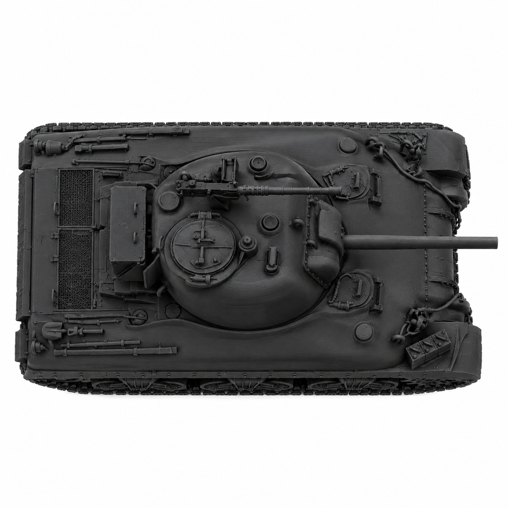 SSMODEL 1/72 1/144 Multi-Scale Sherman II UK Medium Tank Resin MODEL KIT TSS0206