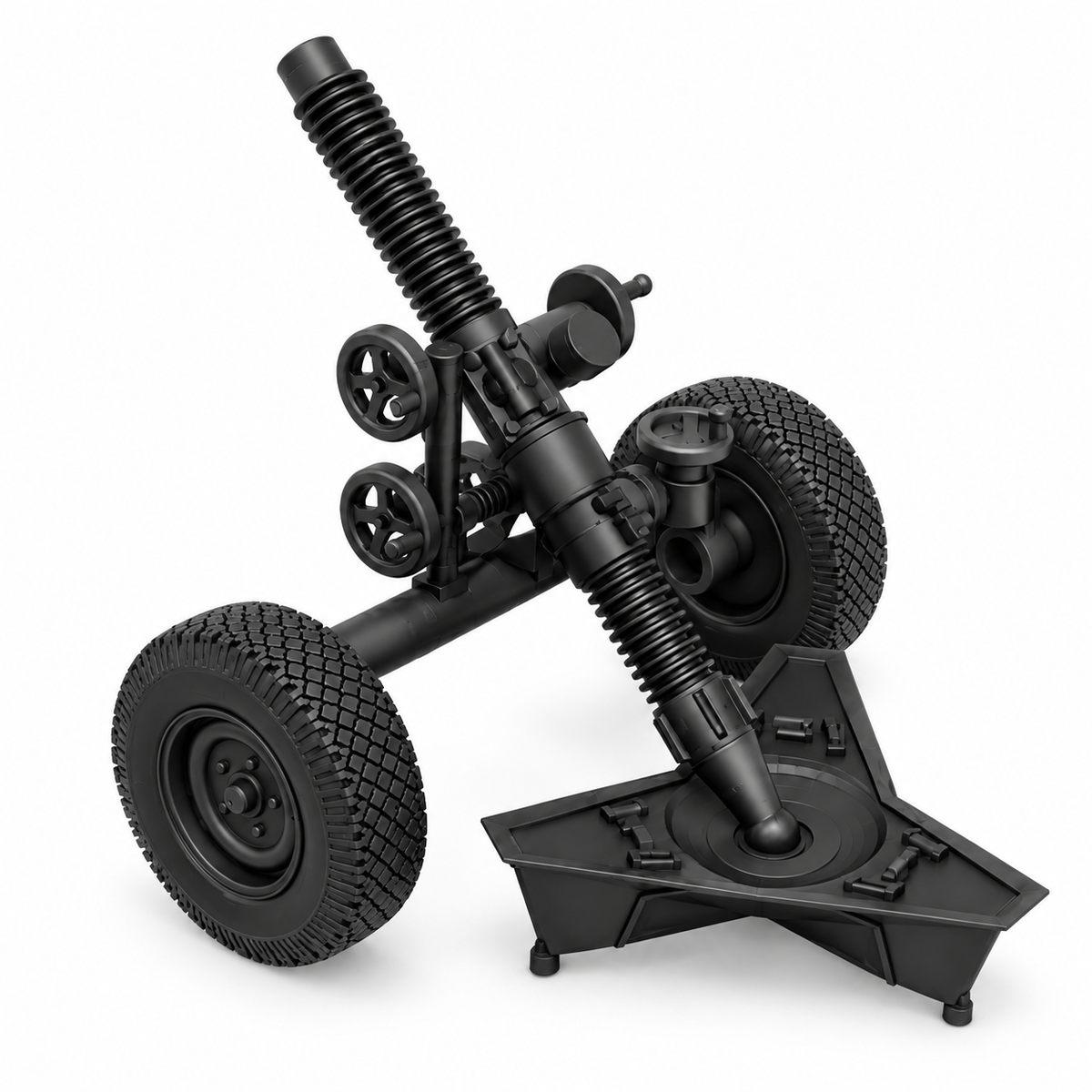 SSMODEL 1/72 1/144 Multi Scale MO-120 RT 120mm mortar Resin Model Kit TSS0430 — detail view 18