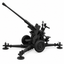 SSMODEL 1/72 1/144 AA-gun 2cm Flak30 on wheels on cross Gunner Resin KIT TSS1447