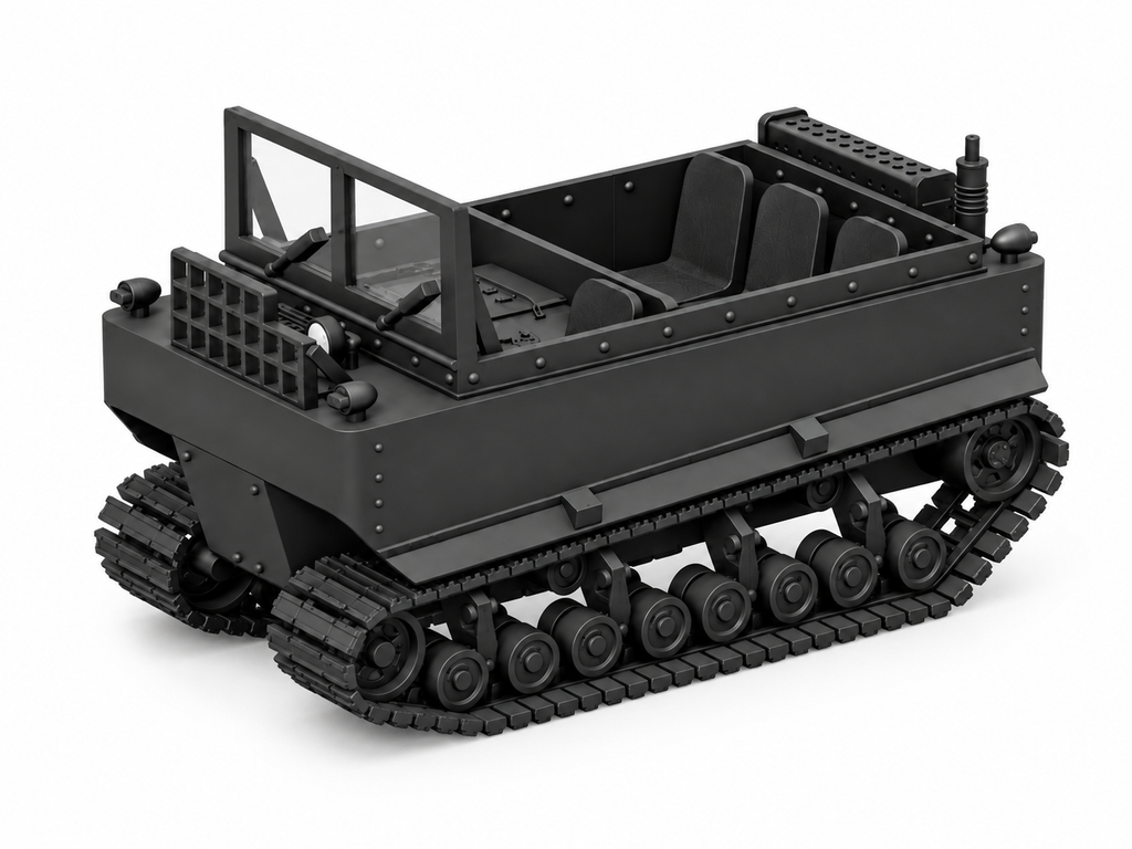 SSMODEL 1/72 1/144 Multi Scale M29 Weasel Tracked Vehicle Tank MODEL kit TSS0633