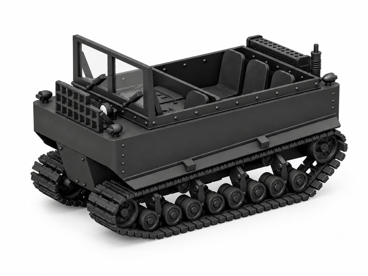SSMODEL 1/72 1/144 Multi Scale M29 Weasel Tracked Vehicle Tank MODEL kit TSS0633 — scale model kit