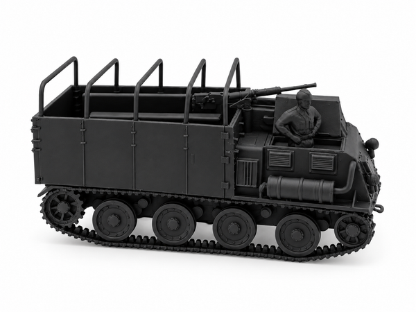 SSMODEL 1/72 1/144 Type 1 Ho-Ki Japan WWII APC 2 Crewmen Resin Model Kit TSS1584