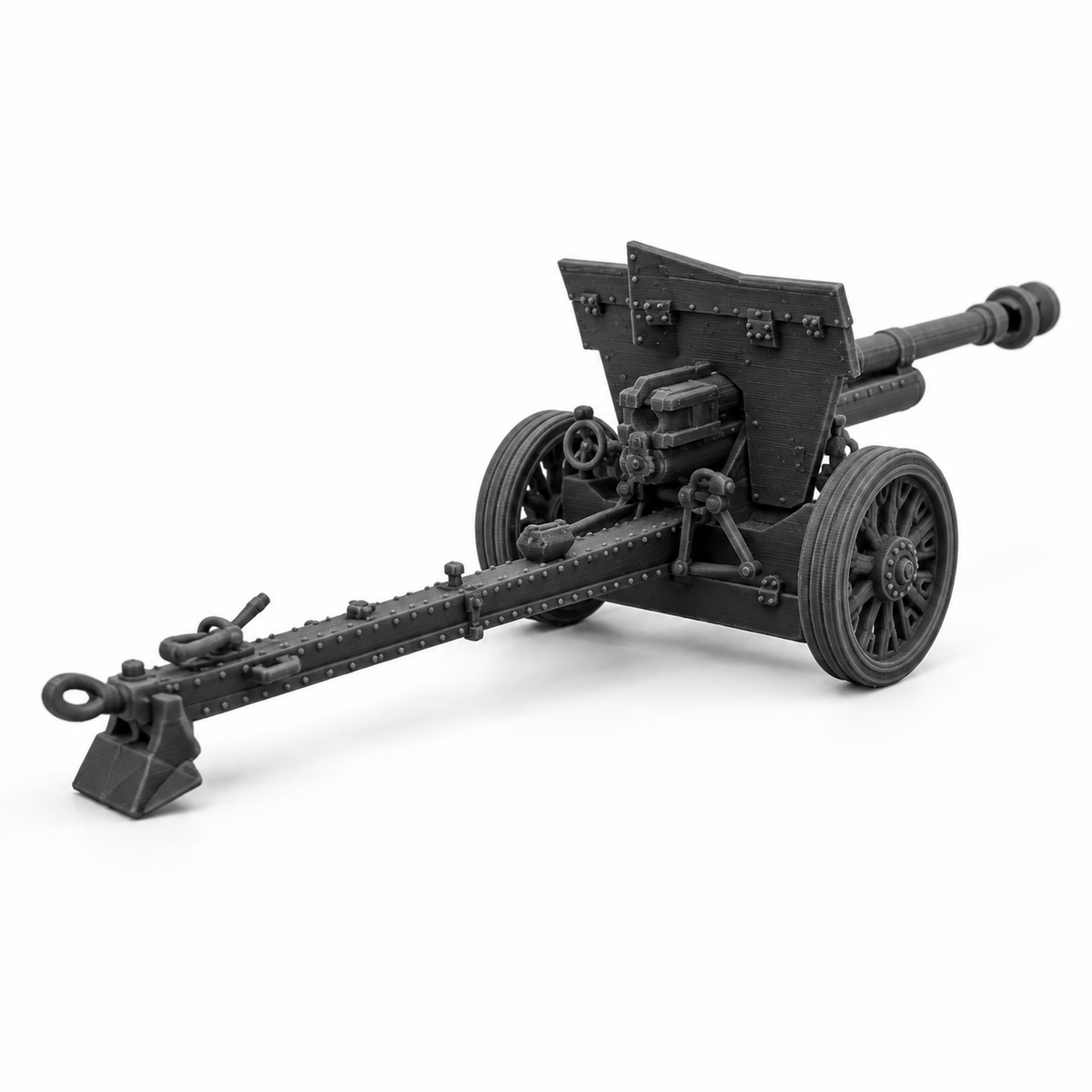 SSMODEL 1/72 1/144 10.5cm Haubits m40 howitzer Sweden Tank Resin Model TSS0735 — detail view 5