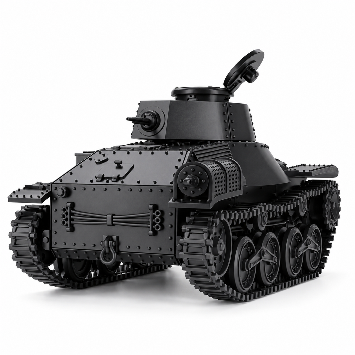 SSMODEL 1/32 1/35 1/48 1/64 Type 4 Ke-Nu Light Tank 2 Crew Figures Model TSS1296 — detail view 2